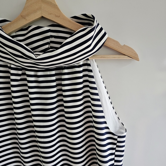 Sail to Sable Striped Sleeveless Top with Colorful Hem, New, Size XS - Picture 5 of 14